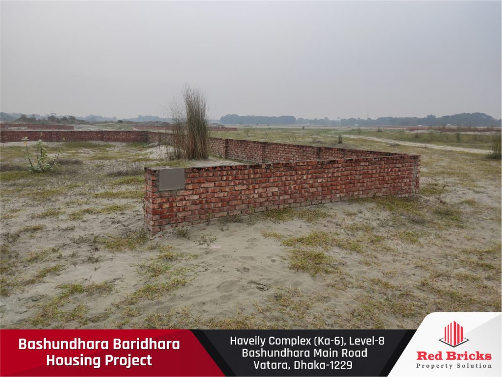 p-extension block plot in Bashundhara residential area